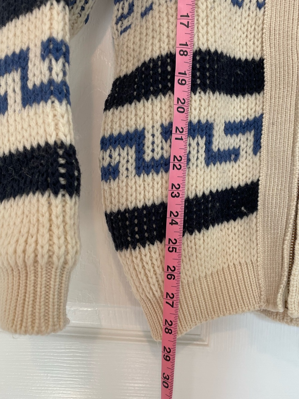 Vintage Pendleton Original Westerley Full-Zip Heavyweight Cardigan Wool Sweater - Picture 5 of 7